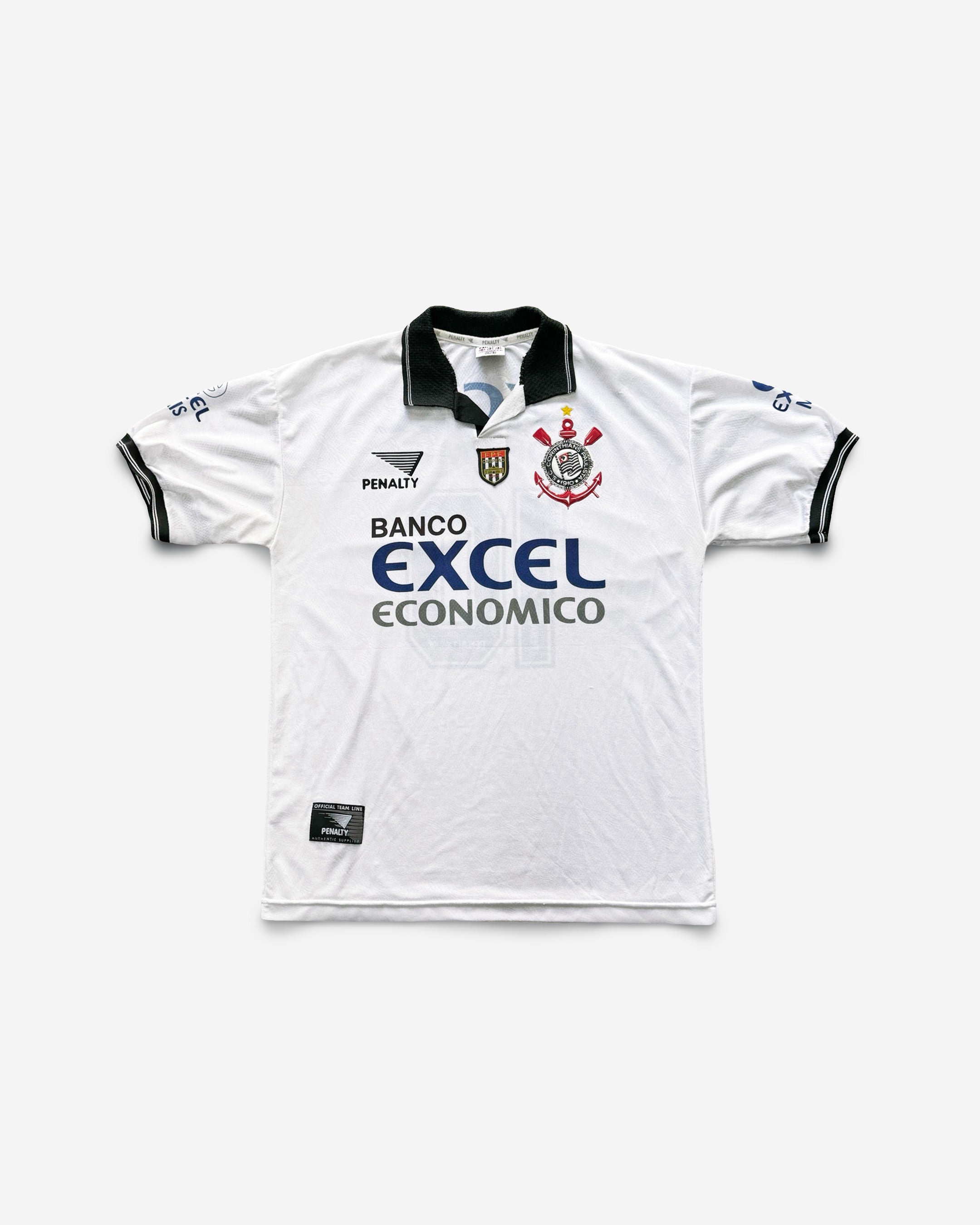 Retrô Camisa Corinthians 97/98 - Torcedor Penalty - Branca