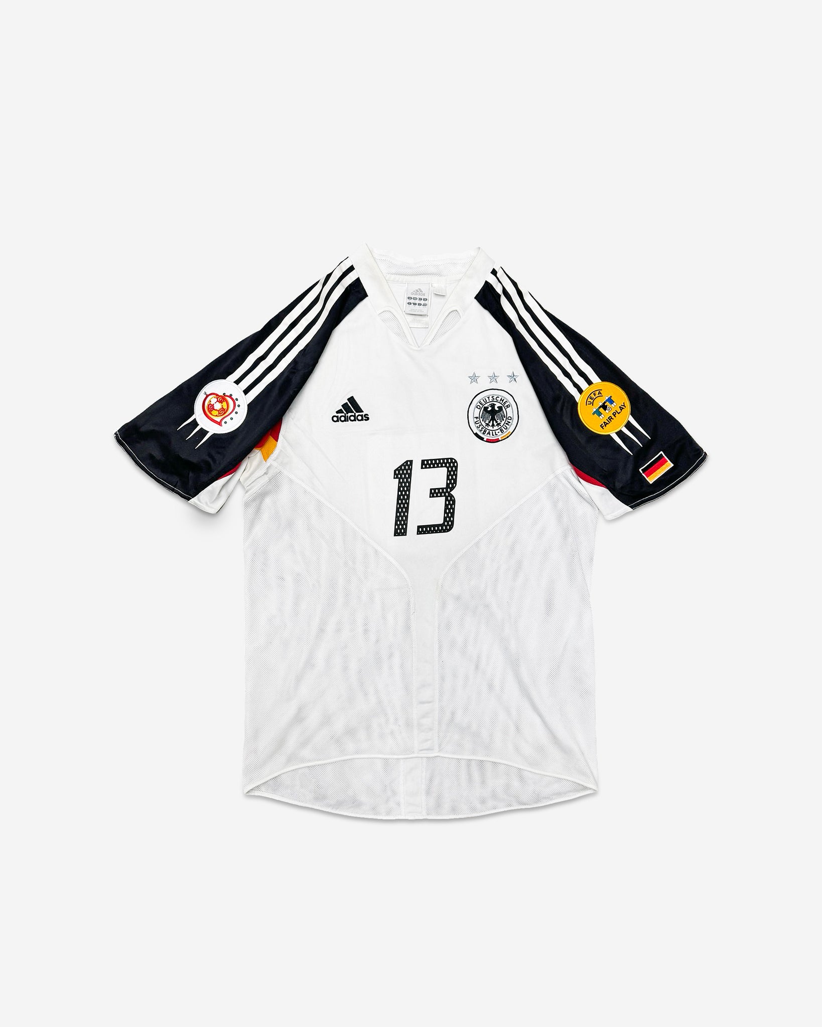 Camiseta Vintage Adidas Alemania 2004 1ª Ballack #13 *Excelente*