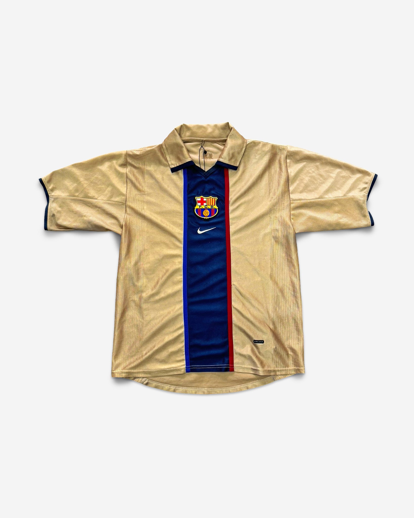 Camiseta Vintage Nike FC Barcelona 2001/02 2ª Equipacion  RIVALDO  #10 ¨S¨ NUEVA SIN ETIQUETAS