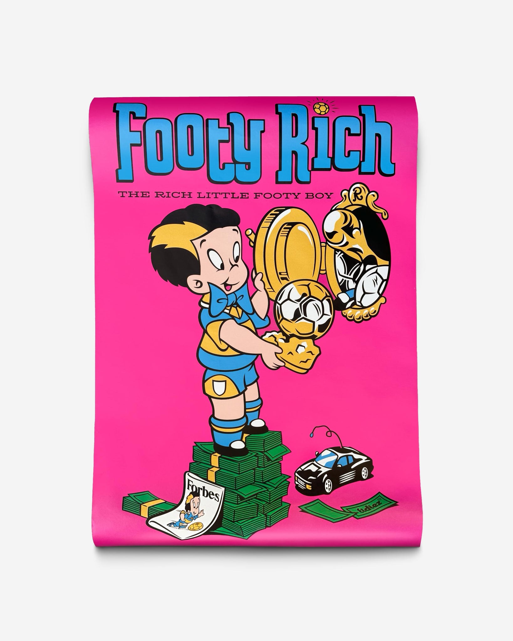 Eldiez™ Footy Rich Poster A1