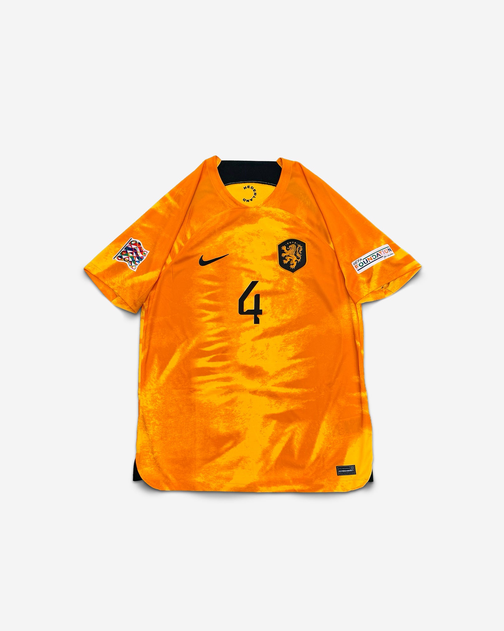 Camiseta Nike Holanda 2022 1ª Equipación VIRGIL #4 Nations League