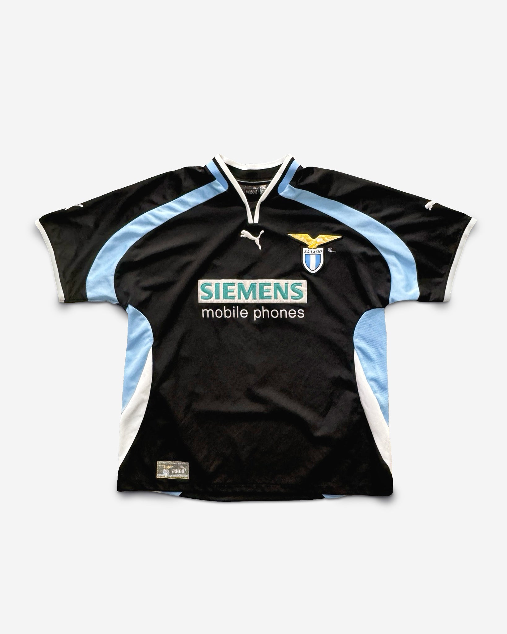 Camiseta Vintage Puma Lazio 1999/2000 2ª Simeone #14 *Muy Bueno*