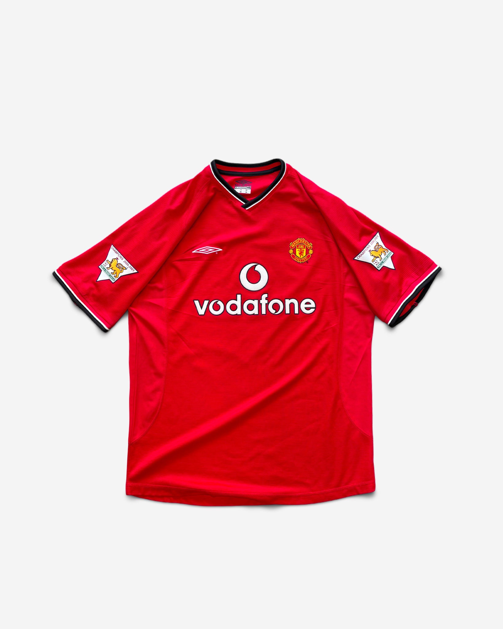 Camiseta Vintage Umbro Manchester United 01/02 1ª Equipación Beckham #7 *Excelente*