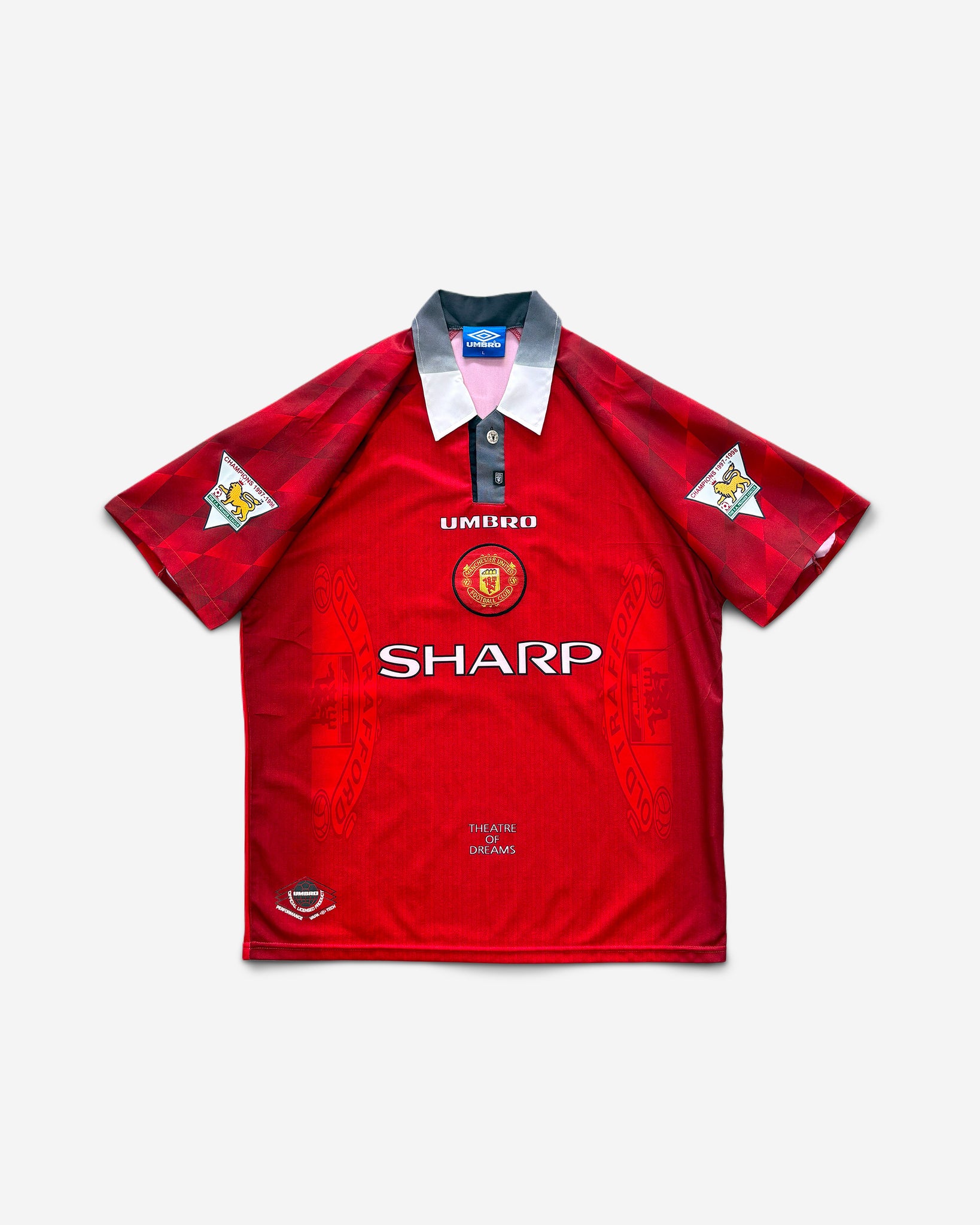 Camiseta Vintage Umbro Manchester United 96/97 1ª Equipación Beckham #10 *Excelente*
