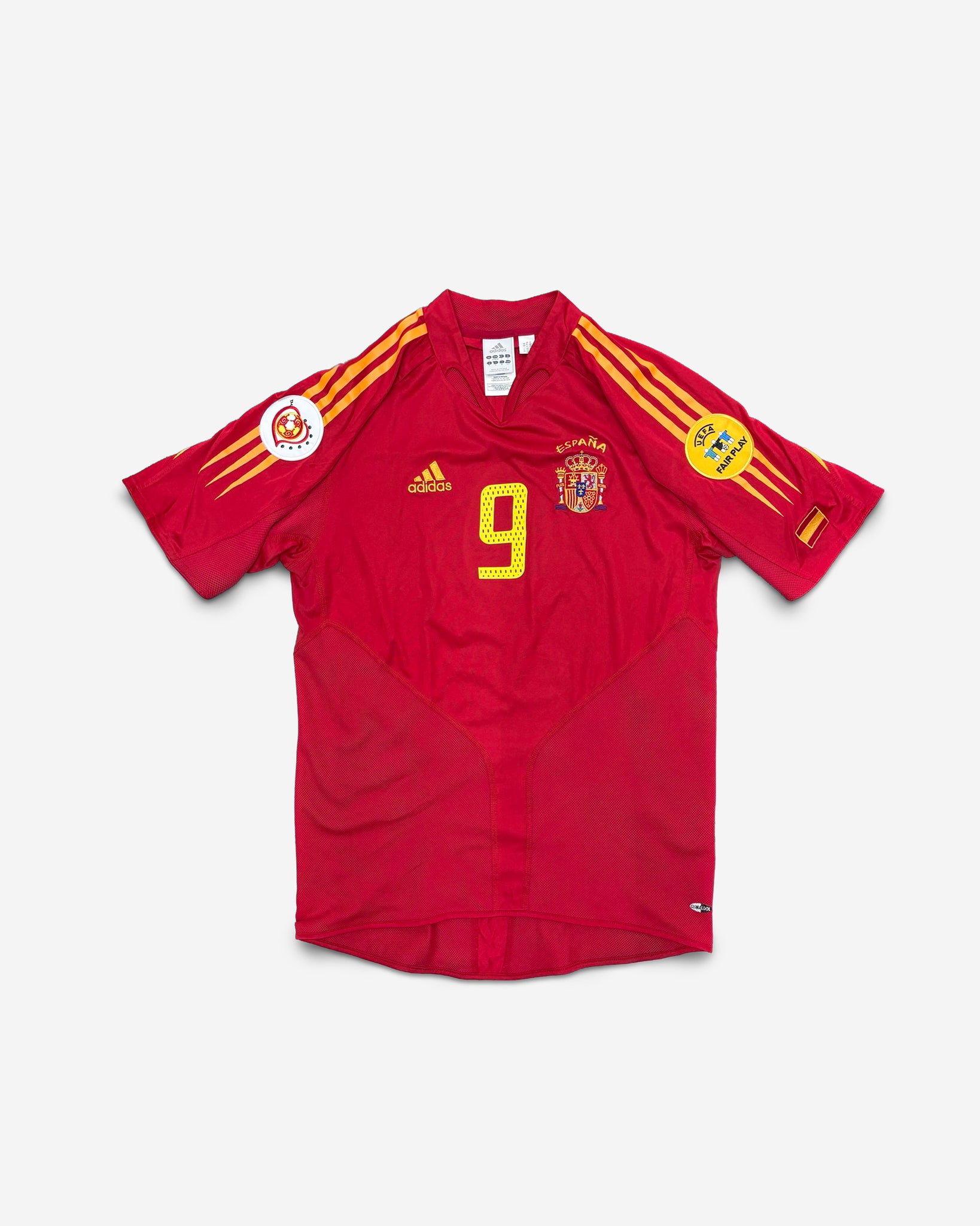 Camiseta Vintage Adidas España 2004 1ª Torres #9 *Excelente*