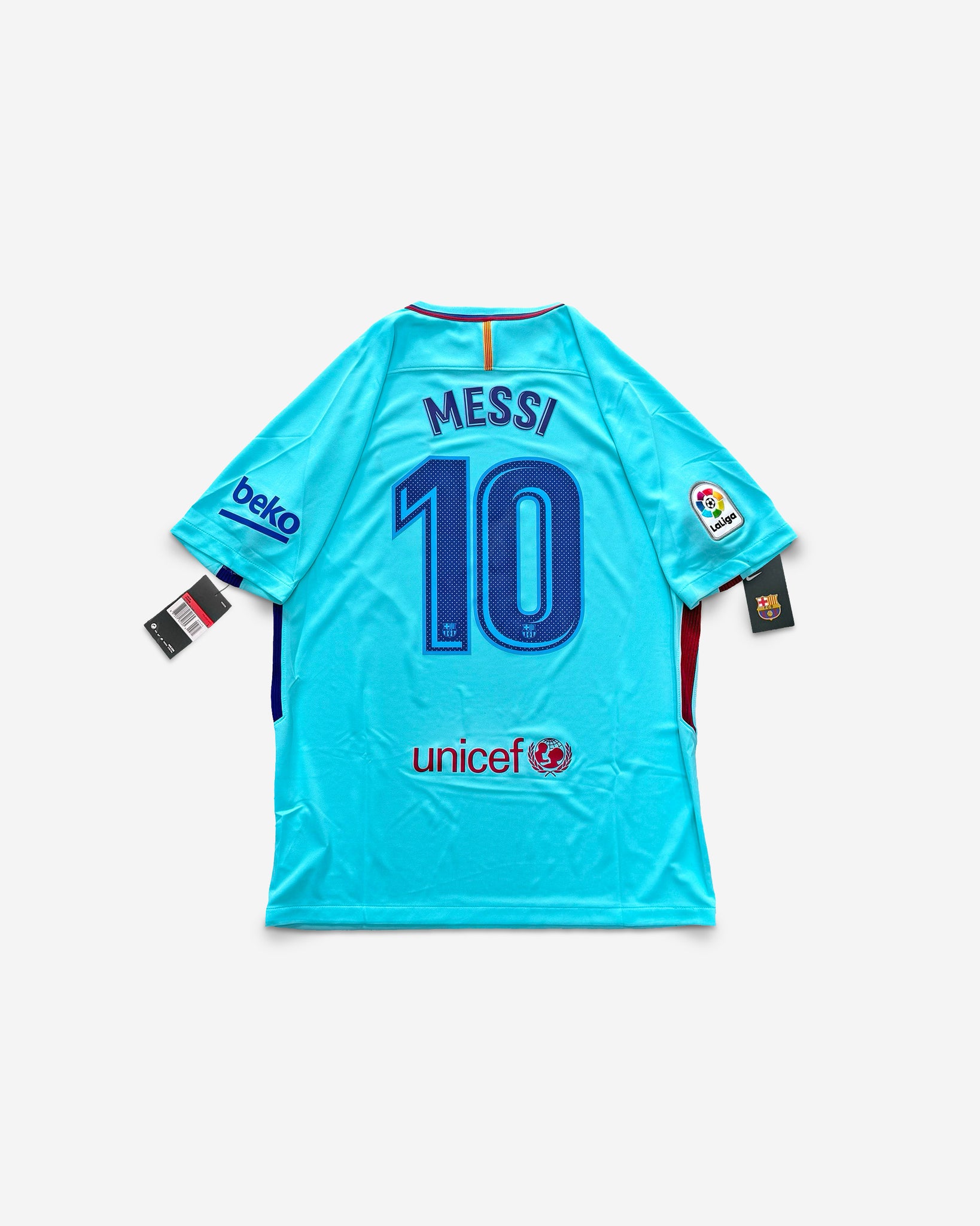 Camiseta Nike FC Barcelona 2017/18 2ªEquipación Messi #10