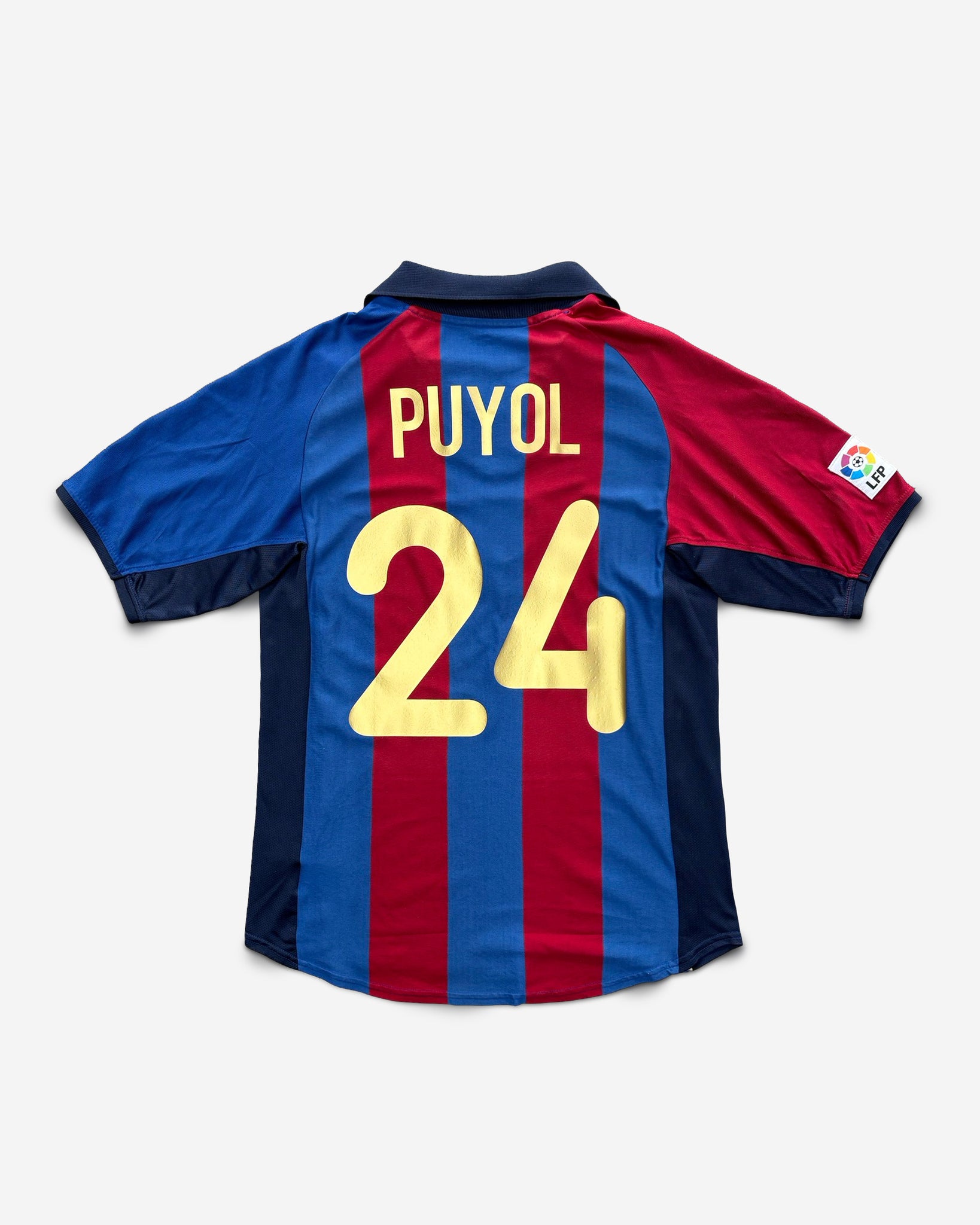 Camiseta Vintage Nike FC Barcelona 2001/2002 1ª Equipación PUYOL #24 ¨M¨ EXCELENTE