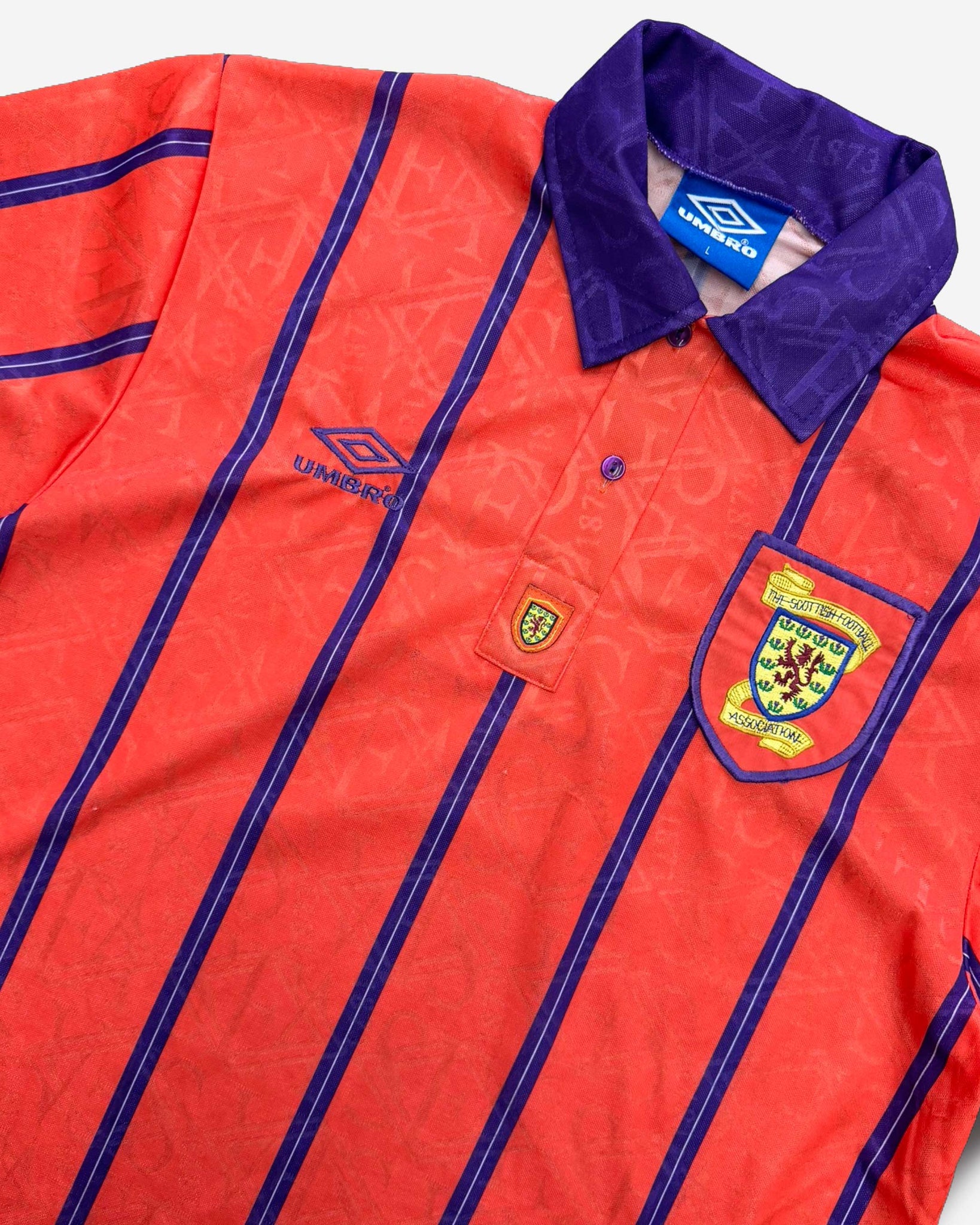 Camiseta Vintage Umbro Escocia 1993 2ªEquipación *Excelente*