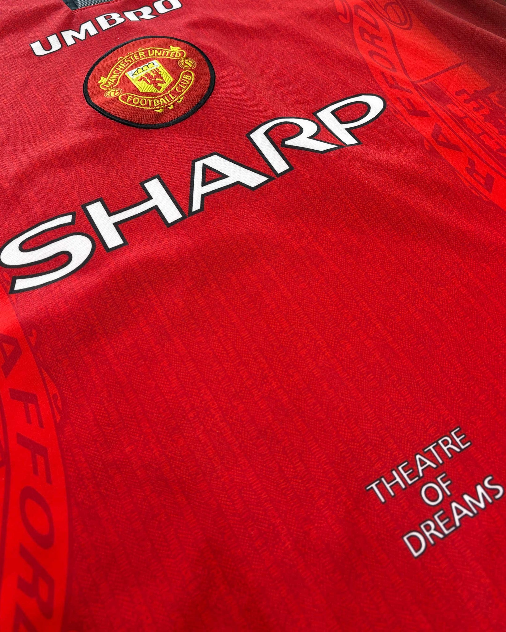 Camiseta Vintage Umbro Manchester United 96/97 1ª Equipación Beckham #10 *Excelente*