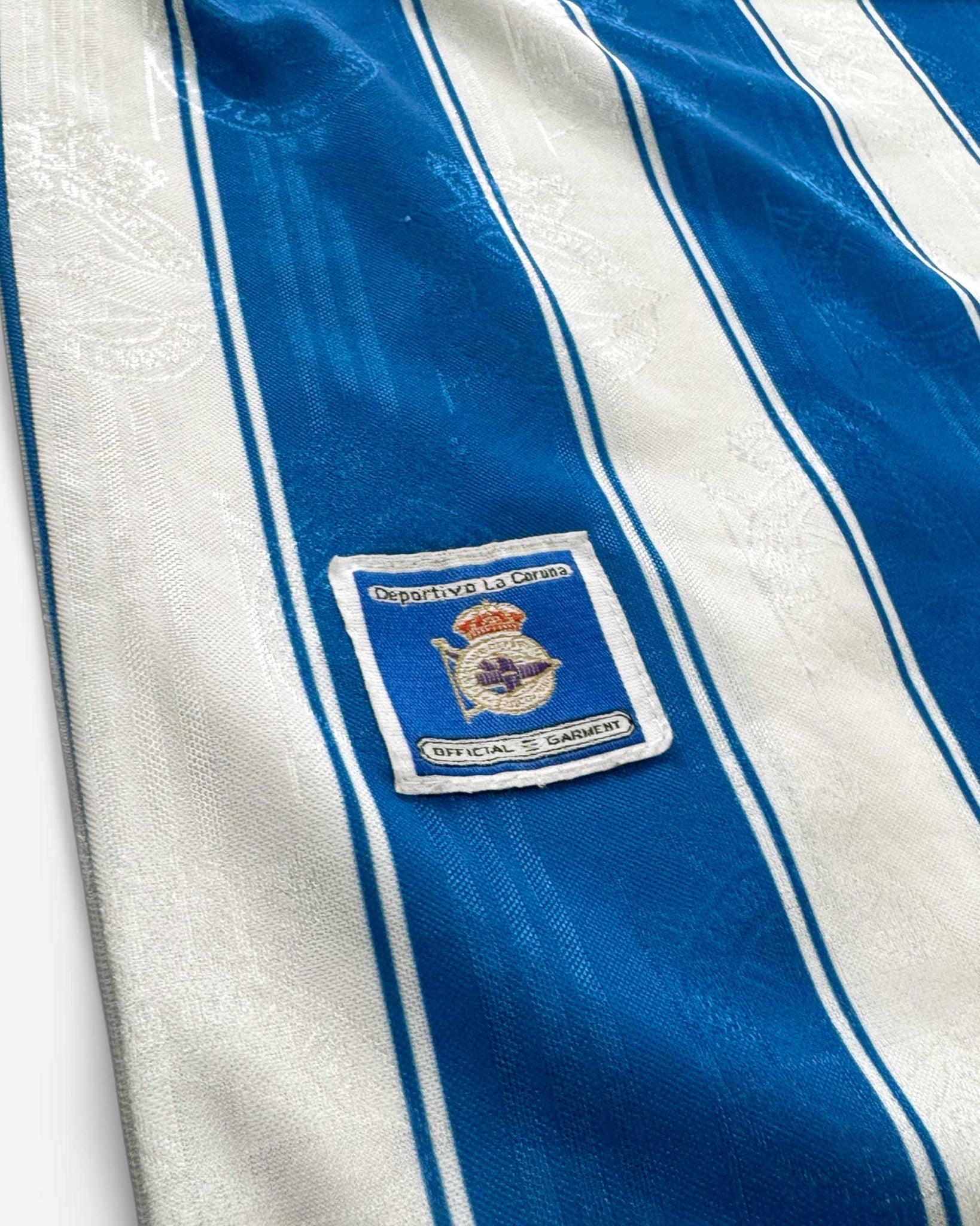 Camiseta Vintage Adidas Deportivo de la Coruña 1997/98 1ª Equipación DJIALMINHA #5  "L" EXCELENTE