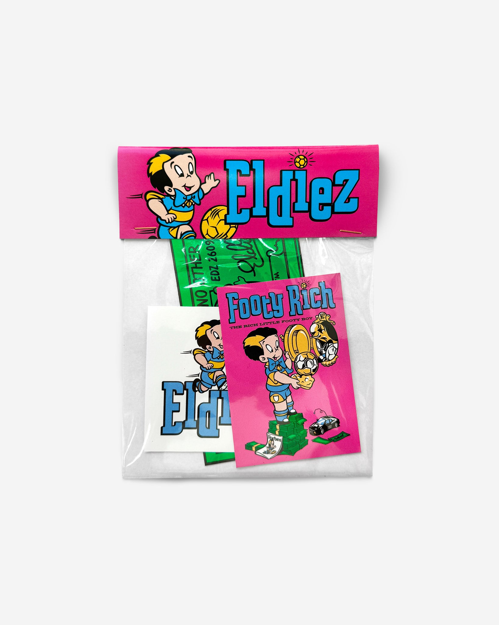 Eldiez™ Footy Rich Sticker Pack (4 pcs.)